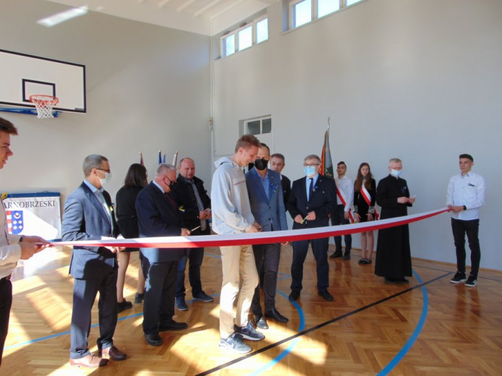 Gorzyce. Sala i siłownia w Zespole Szkół oficjalnie otwarte [zdjęcia]