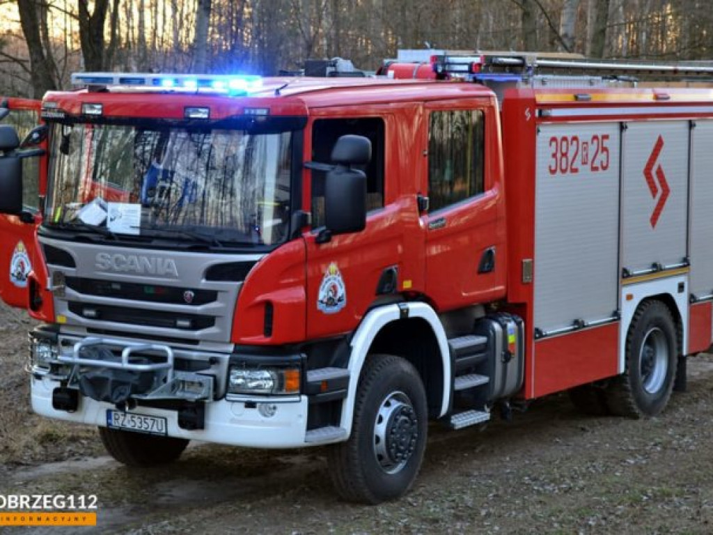 Potężny pożar w gminie Grębów. Użyto samolotu gaśniczego [zdjęcia]