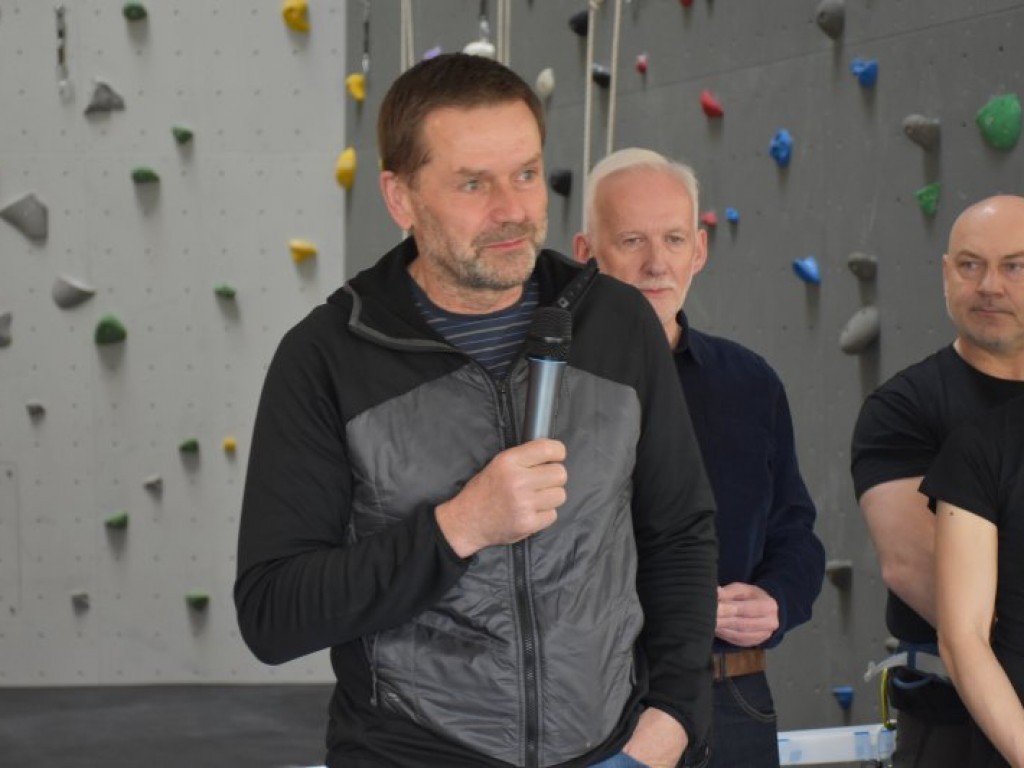 Uroczyste otwarcie ścianki wspinaczkowej w Tarnobrzegu [zdjęcia]
