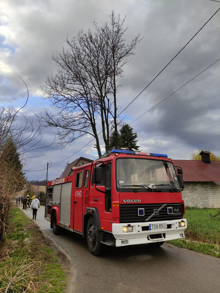 Gradobicie i ulewa nad gminą Zawichost. Zalane drogi i posesje [zdjęcia]