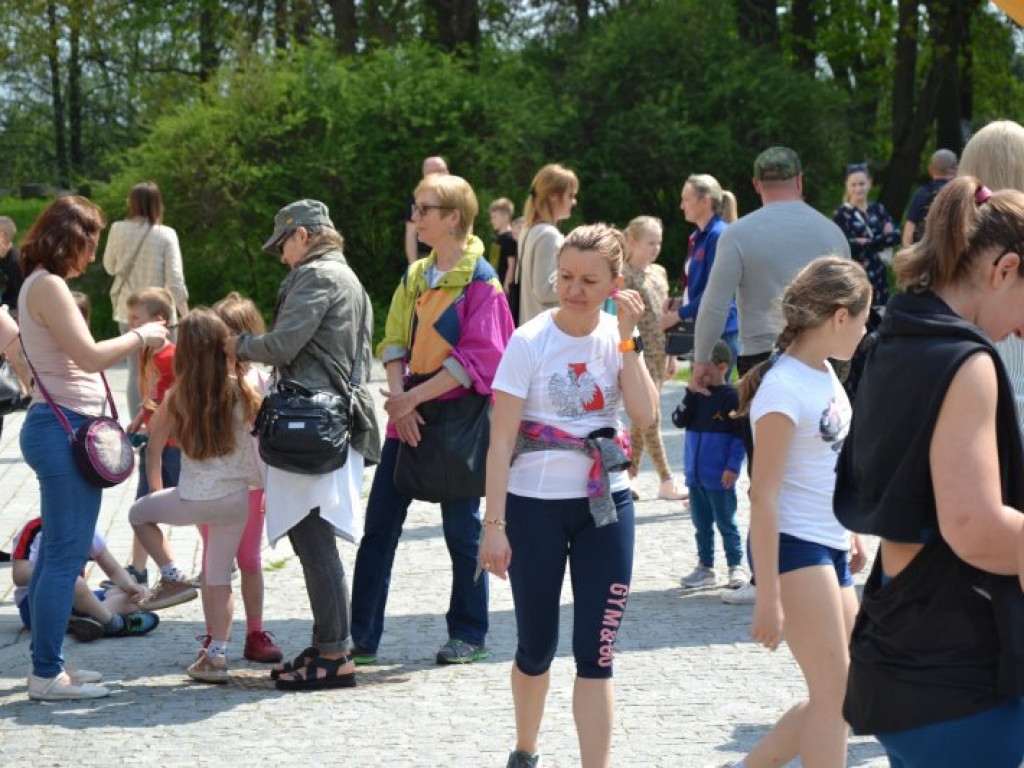 Pobiegli w parku dzikowskim razem z amerykańskim wojskiem [zdjęcia]