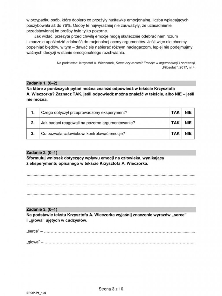 Matura 2022. Arkusz egzaminacyjny z języka polskiego