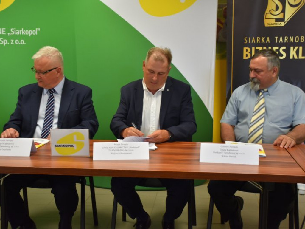 Siarkopol podpisał 3-letnią umowę z Siarką Tarnobrzeg [zdjęcia]