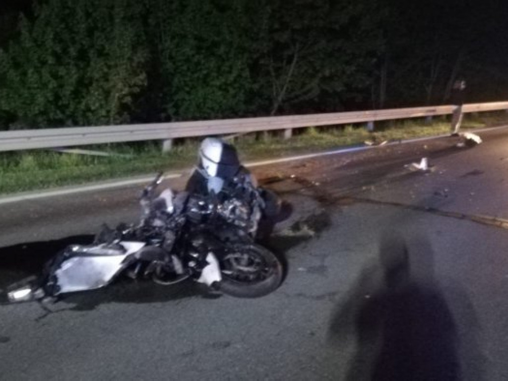Na Wisłostradzie w Tarnobrzegu motocyklista zderzył się z sarną [zdjęcia]