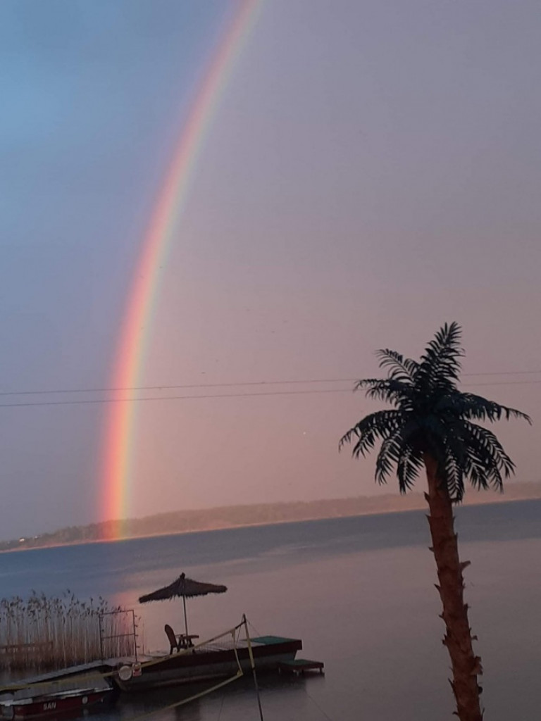 Tęcza nad Tarnobrzegiem. Zdjęcia naszych Czytelników [zdjęcia]
