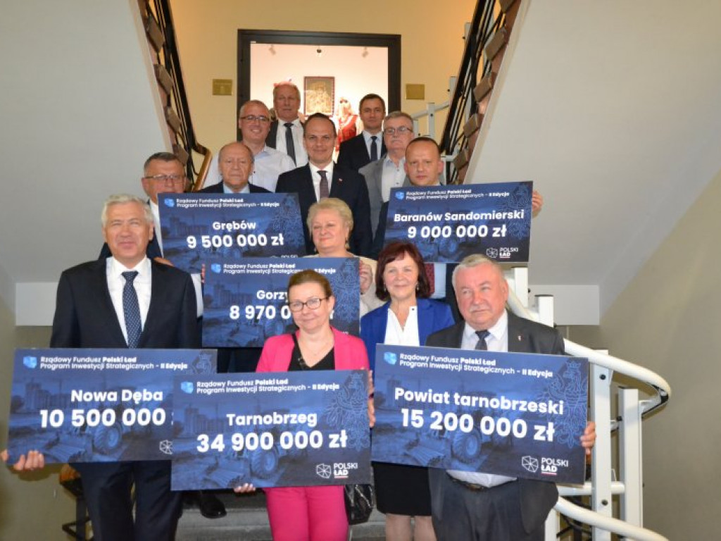35 mln zł dla Tarnobrzega i ponad 50 dla powiatu z Polskiego Ładu. Sprawdźcie, jakie zadania będą realizowane