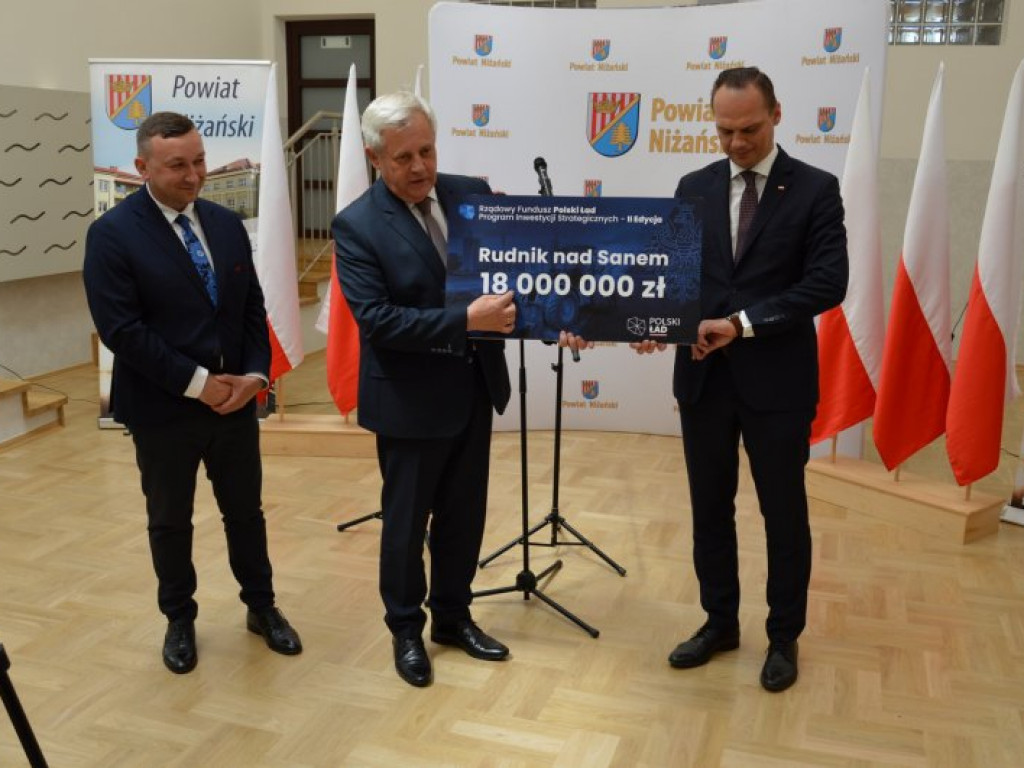 18 mln złotych dla Niska z Polskiego Ładu, łącznie 80 mln zł dla całego powiatu [zdjęcia]