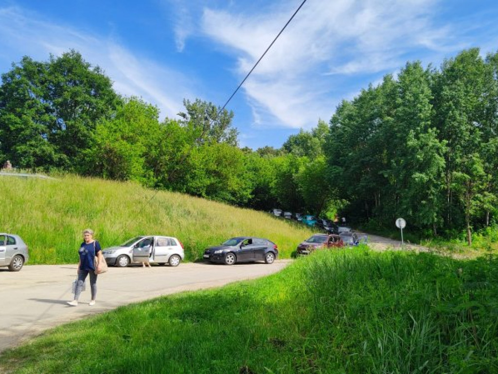 Przez wypadek koło mostu zakorkował się prom w Tarnobrzegu [zdjęcia]