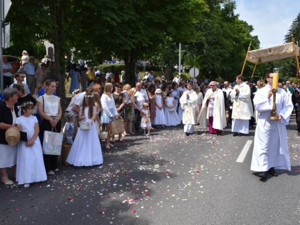 Tłumy sandomierzan na procesji Bożego Ciała [zdjęcia]