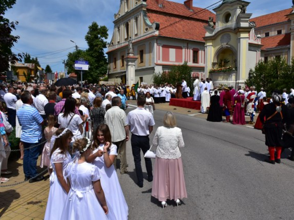 Tłumy sandomierzan na procesji Bożego Ciała [zdjęcia]