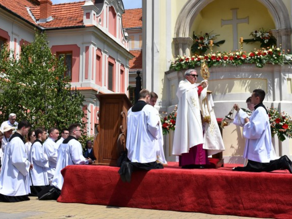 Tłumy sandomierzan na procesji Bożego Ciała [zdjęcia]