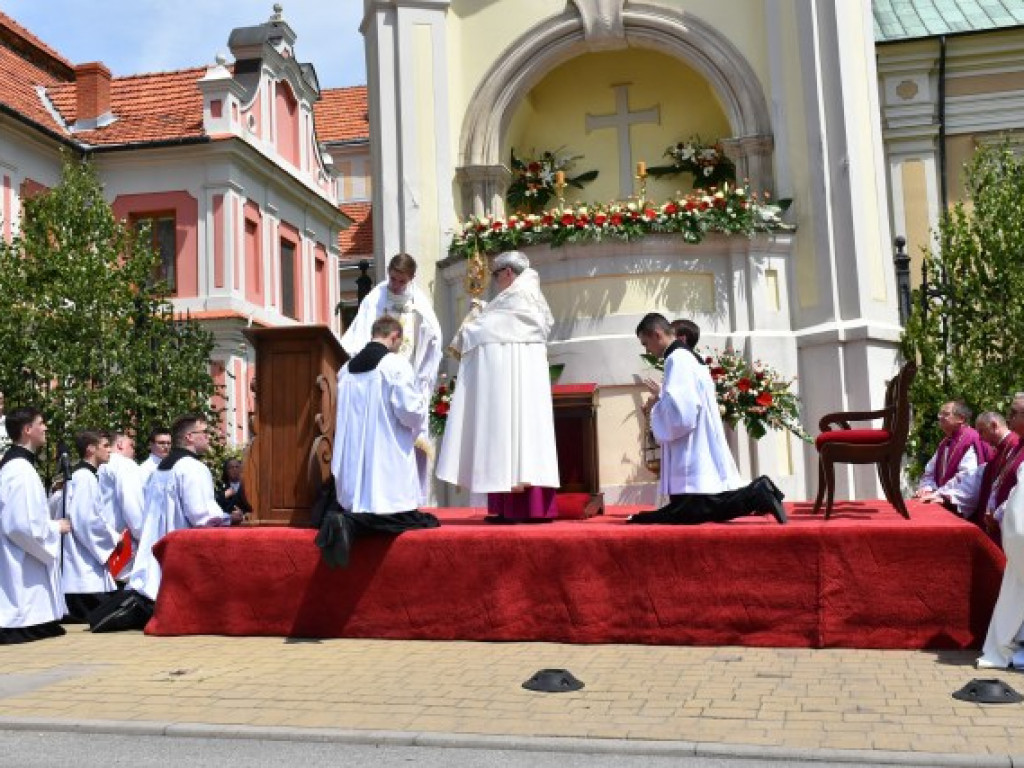 Tłumy sandomierzan na procesji Bożego Ciała [zdjęcia]