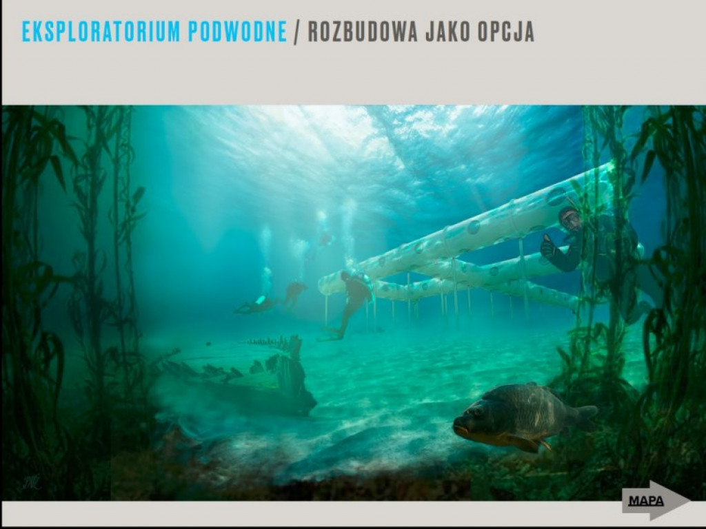 Tak ma się zmienić Jezioro Tarnobrzeskie. Gejzery, podwodne miasto i inne atrakcje za 157 milionów złotych [zdjęcia]