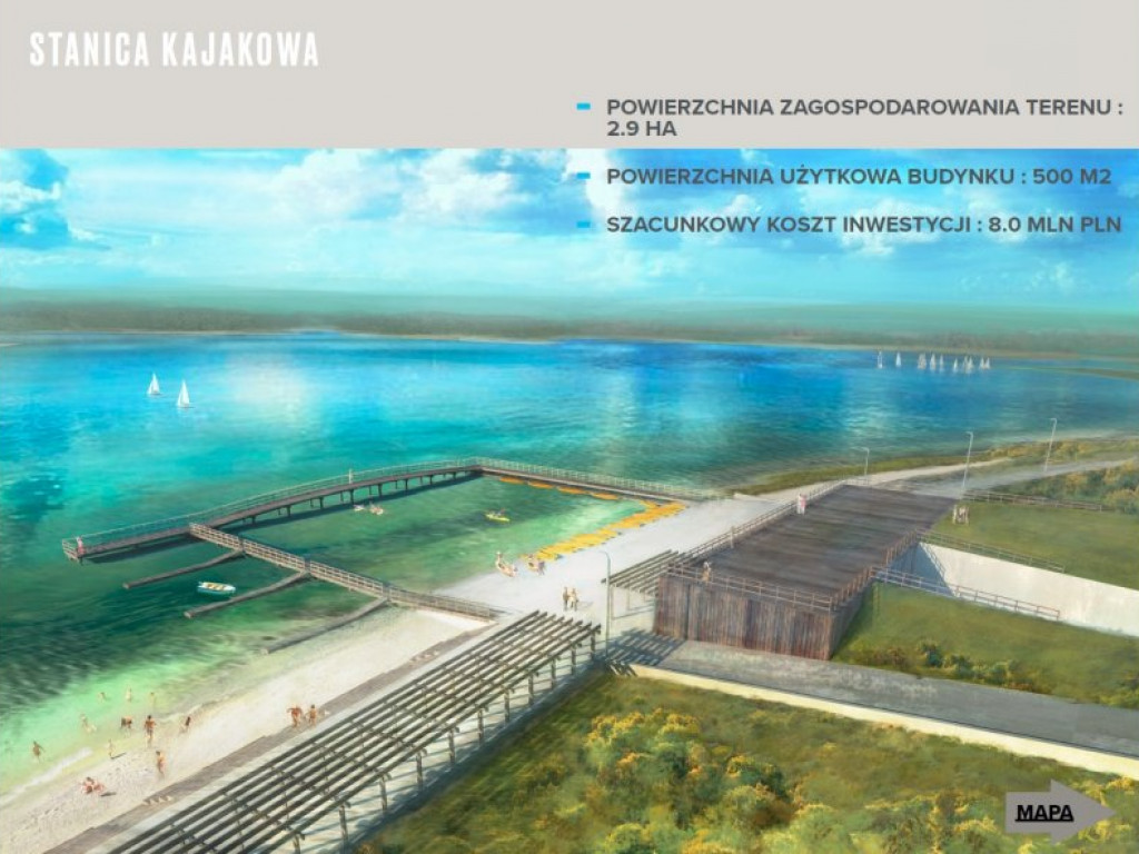 Tak ma się zmienić Jezioro Tarnobrzeskie. Gejzery, podwodne miasto i inne atrakcje za 157 milionów złotych [zdjęcia]