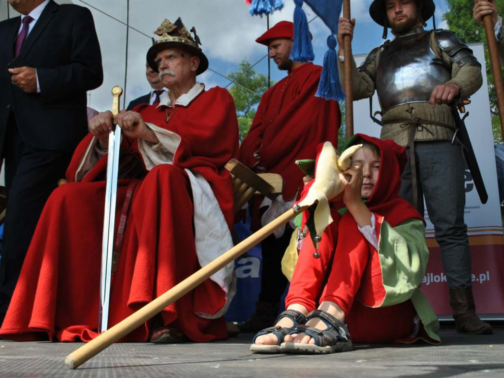 Wspaniałe historyczne widowisko w Szydłowie. Przyjechali rycerze z całej Polski [wideo][zdjęcia]