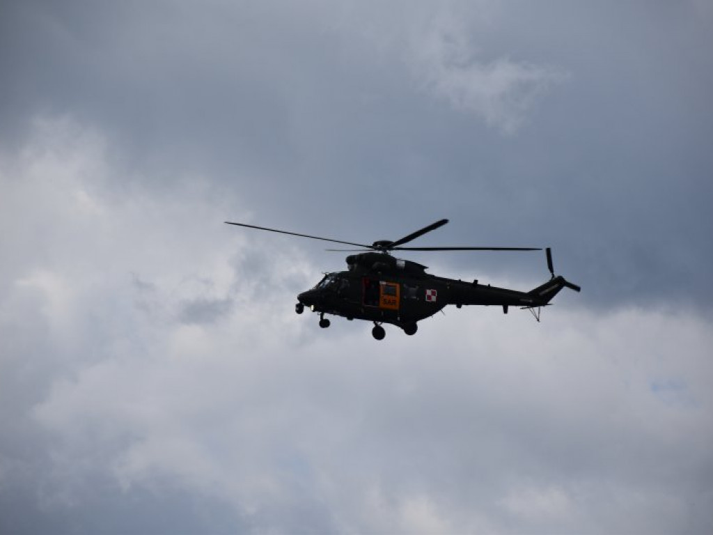 Zobacz akcję ratunkową z udziałem helikoptera nad Jeziorem Tarnobrzeskim [wideo][zdjęcia]