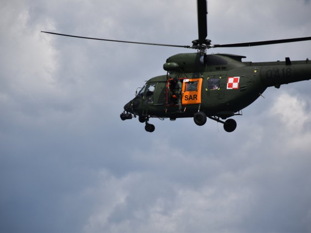 Zobacz akcję ratunkową z udziałem helikoptera nad Jeziorem Tarnobrzeskim [wideo][zdjęcia]