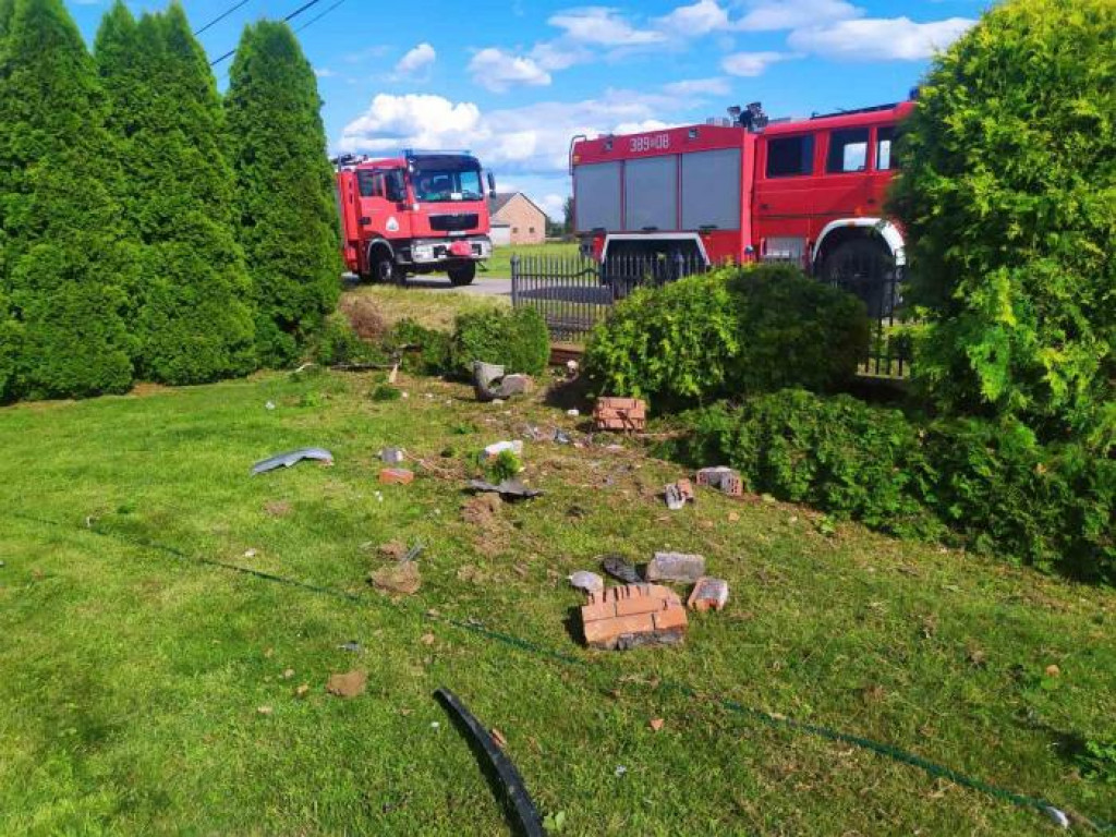 Śmiertelny wypadek w Baranowie Sandomierskim [zdjęcia]