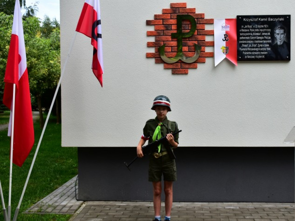 Sandomierzanie uczcili Krzysztofa Kamila Baczyńskiego i innych powstańców warszawskich [zdjęcia]