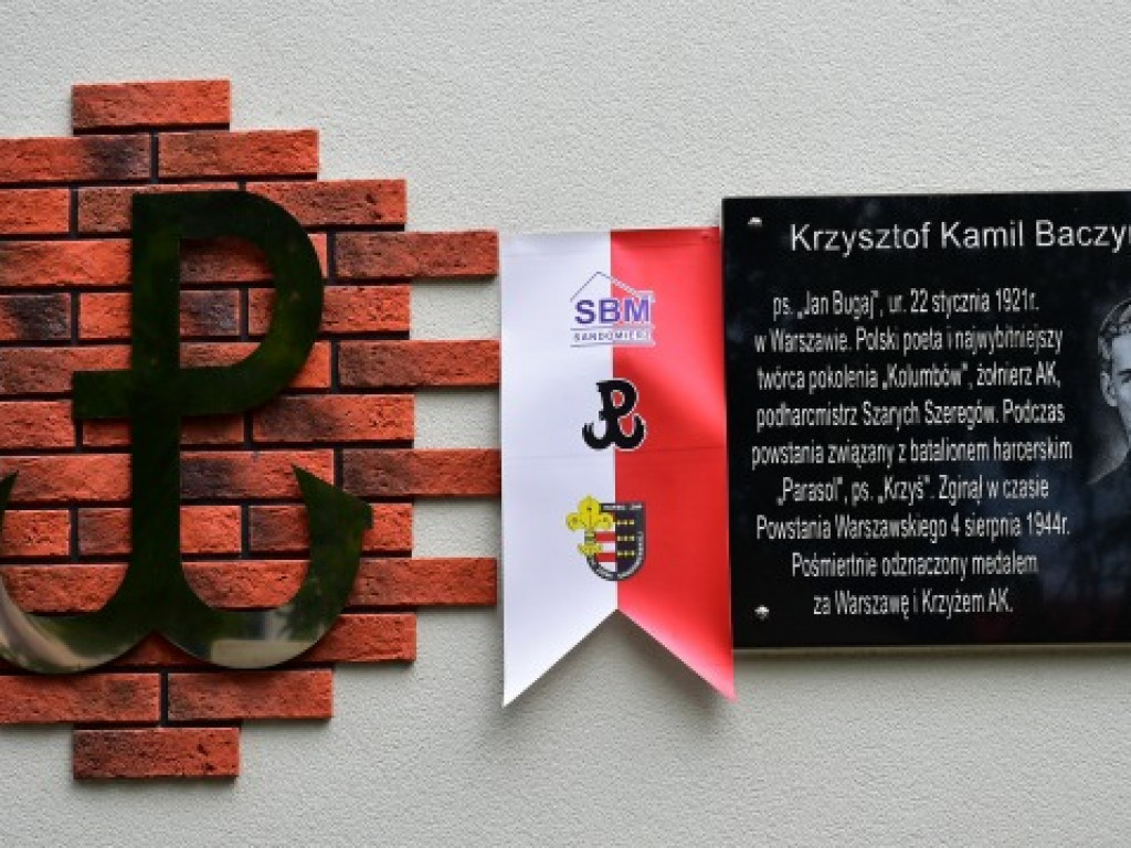 Sandomierzanie uczcili Krzysztofa Kamila Baczyńskiego i innych powstańców warszawskich [zdjęcia]