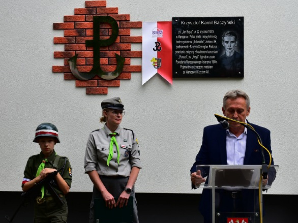 Sandomierzanie uczcili Krzysztofa Kamila Baczyńskiego i innych powstańców warszawskich [zdjęcia]
