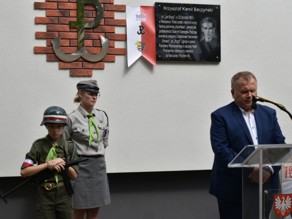 Sandomierzanie uczcili Krzysztofa Kamila Baczyńskiego i innych powstańców warszawskich [zdjęcia]