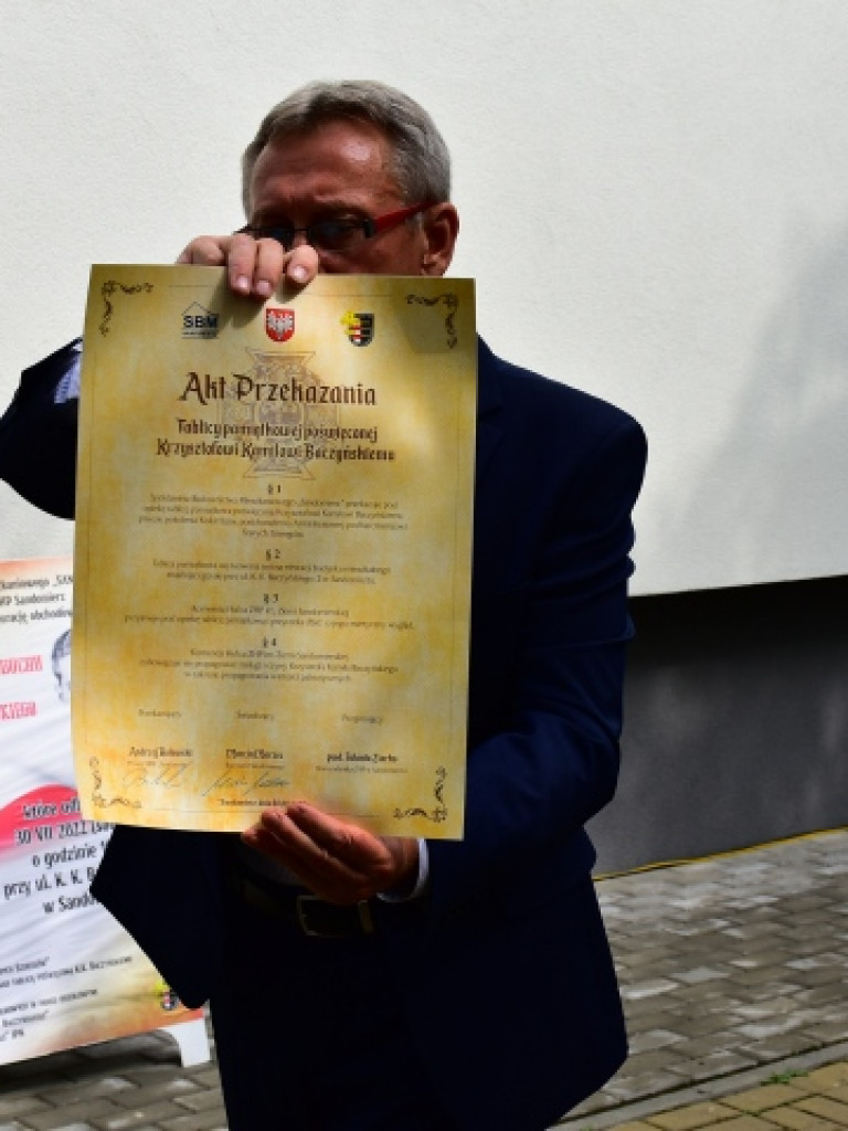 Sandomierzanie uczcili Krzysztofa Kamila Baczyńskiego i innych powstańców warszawskich [zdjęcia]