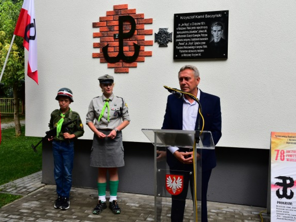 Sandomierzanie uczcili Krzysztofa Kamila Baczyńskiego i innych powstańców warszawskich [zdjęcia]