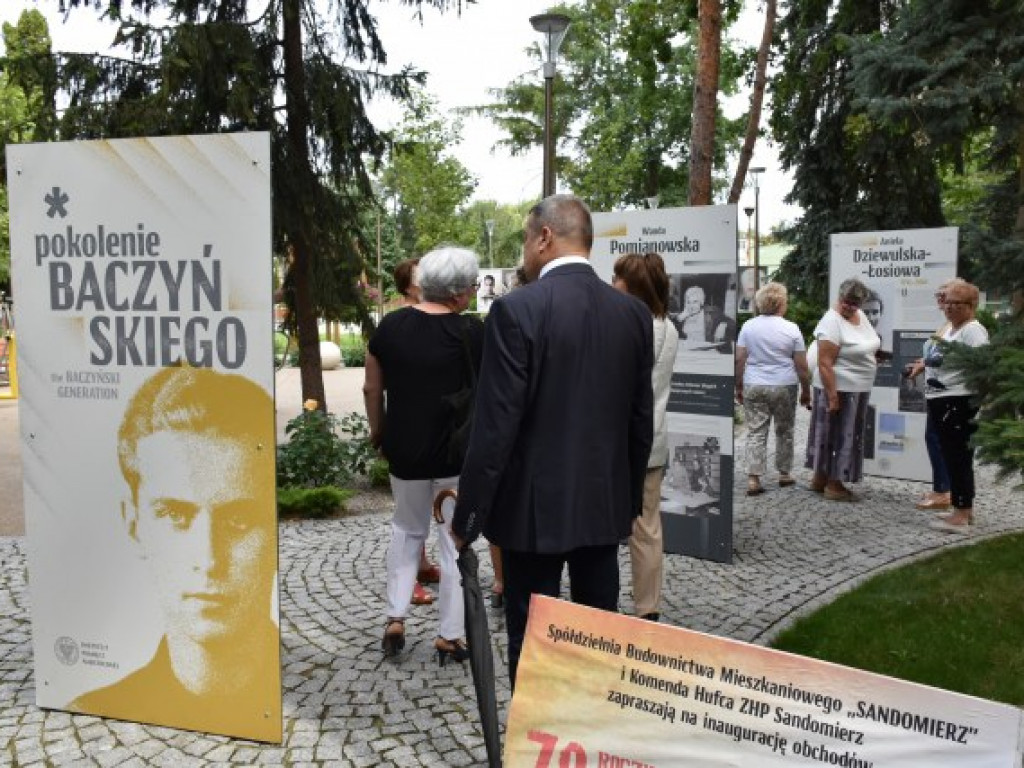Sandomierzanie uczcili Krzysztofa Kamila Baczyńskiego i innych powstańców warszawskich [zdjęcia]