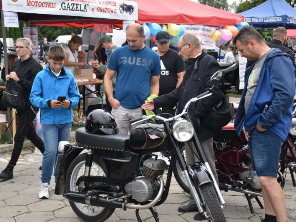 Zlot zabytkowych motocykli w Grębowie [zdjęcia]