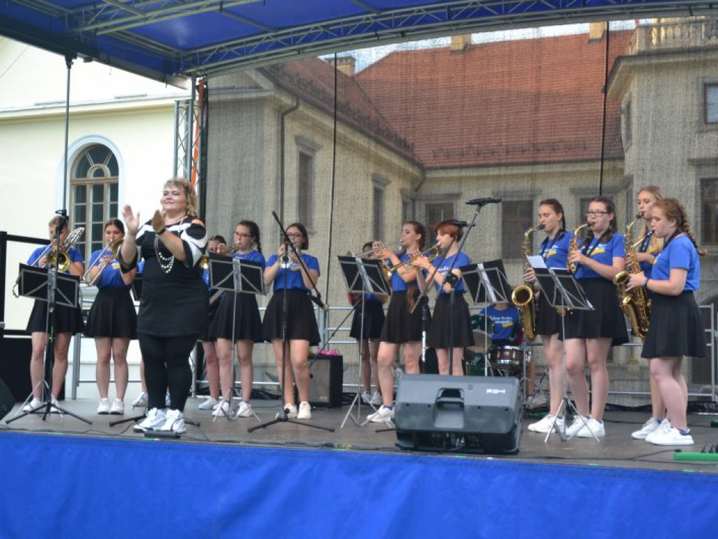 Dożynkowy festyn przed Zamkiem Tarnowskich w Tarnobrzegu [zdjęcia]