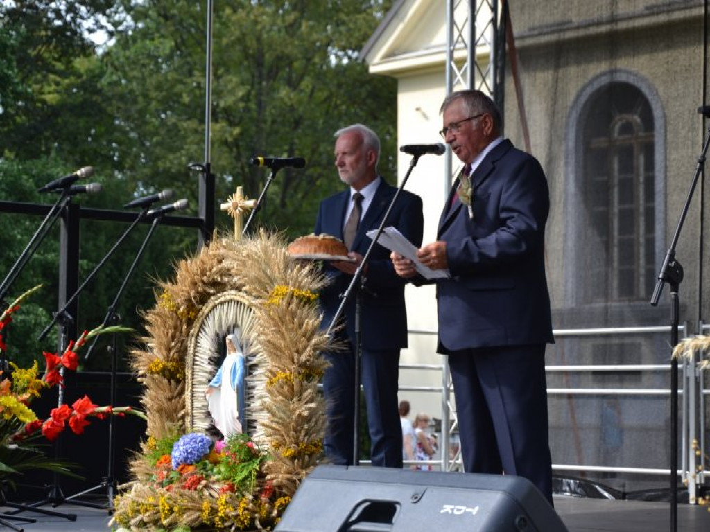 Dożynkowy festyn przed Zamkiem Tarnowskich w Tarnobrzegu [zdjęcia]