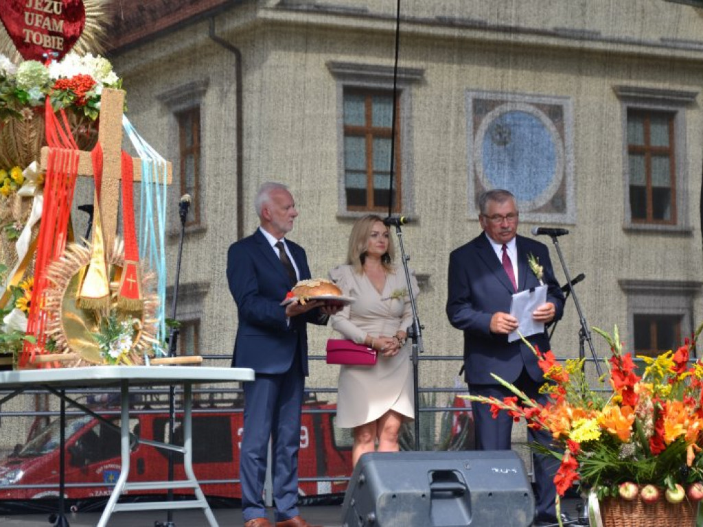 Dożynkowy festyn przed Zamkiem Tarnowskich w Tarnobrzegu [zdjęcia]