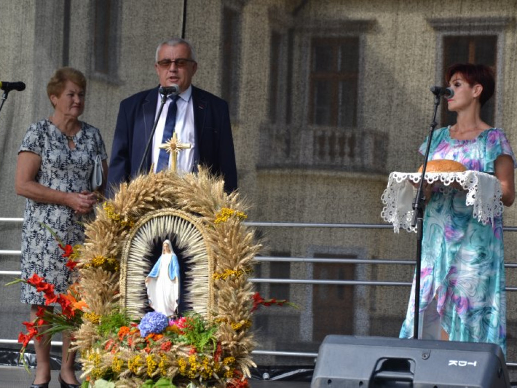 Dożynkowy festyn przed Zamkiem Tarnowskich w Tarnobrzegu [zdjęcia]