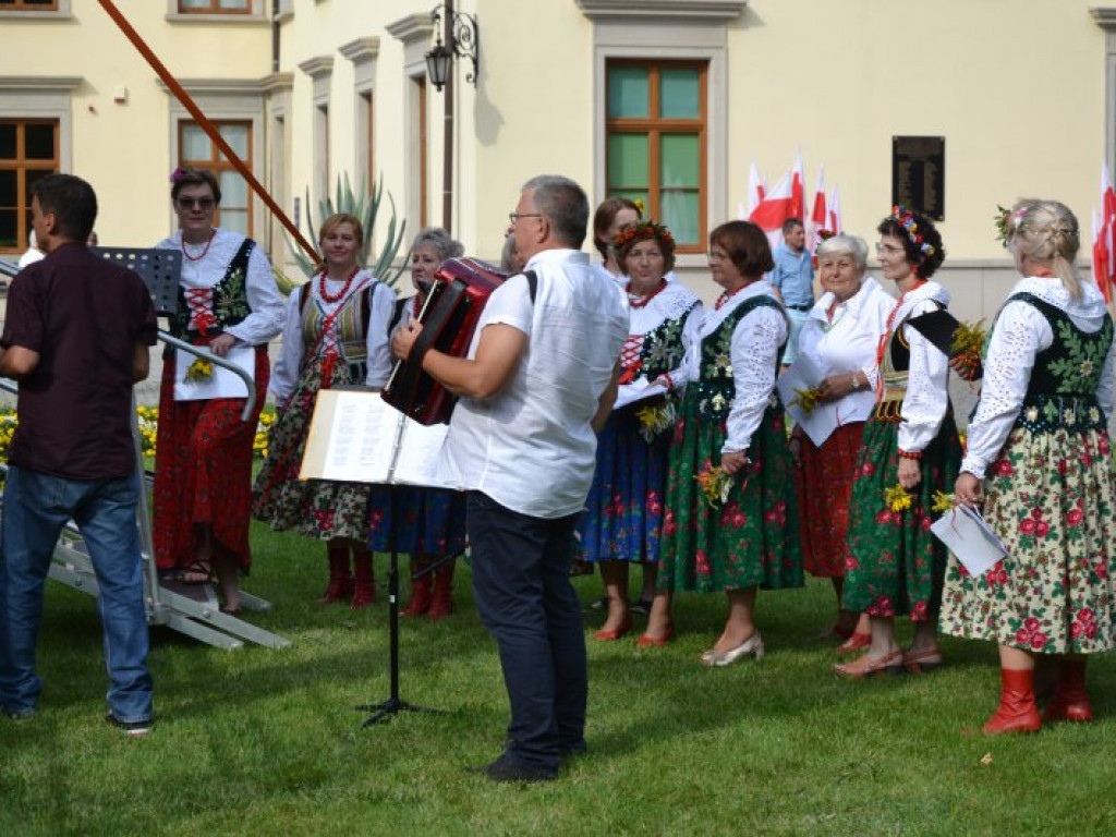 Dożynkowy festyn przed Zamkiem Tarnowskich w Tarnobrzegu [zdjęcia]