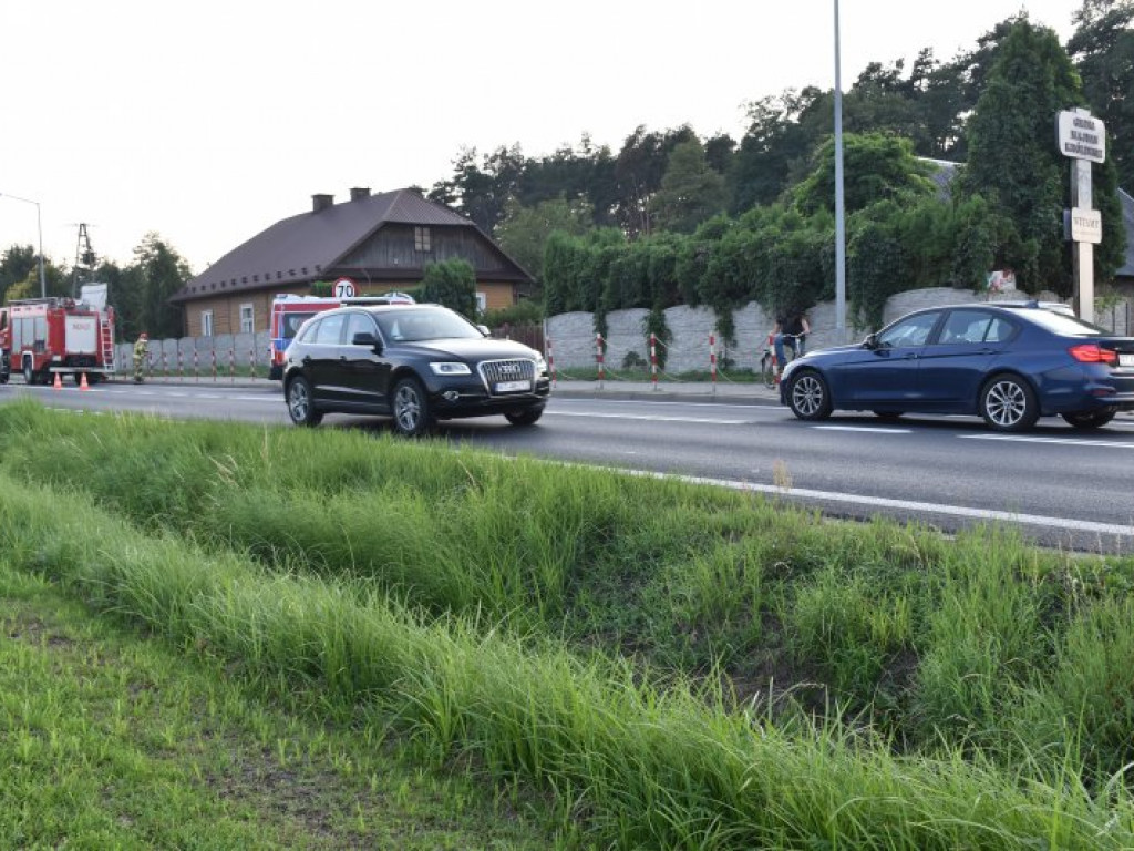 Wypadek na krajowej 