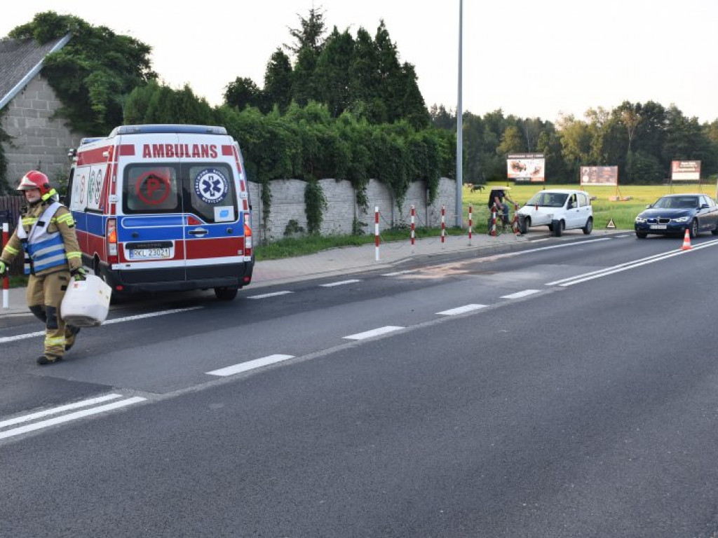 Wypadek na krajowej 