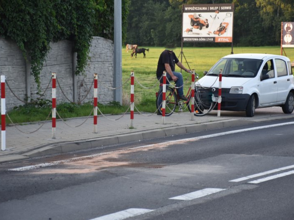 Wypadek na krajowej 