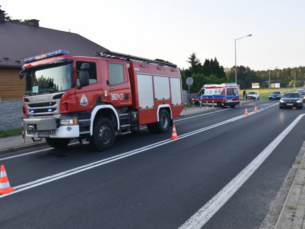Wypadek na krajowej 