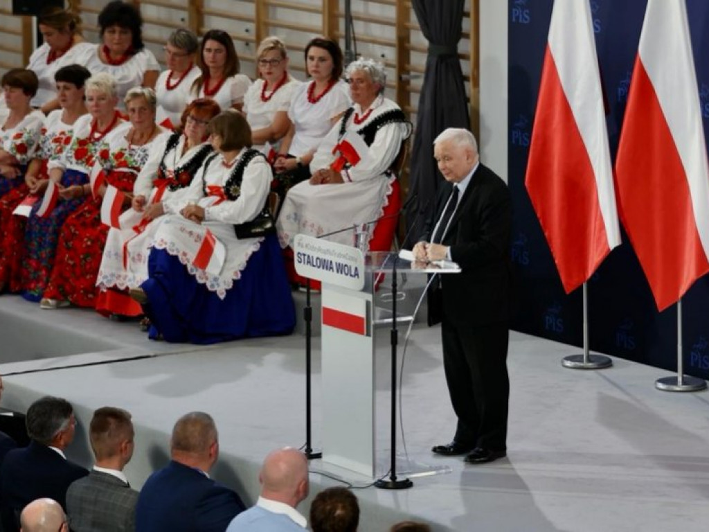 Prezes PiS odwiedził Baranów Sandomierski i Stalową Wolę [zdjęcia]
