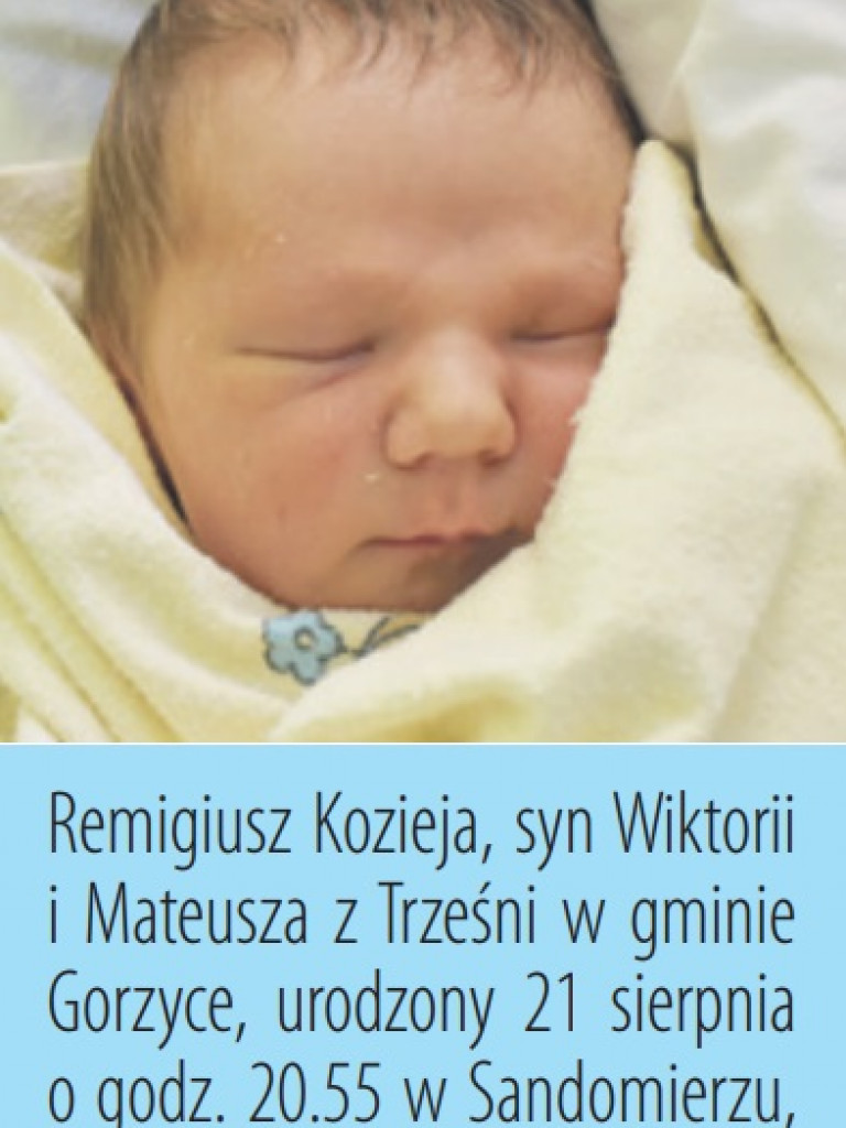 Zdjęcia dzieci, które urodziły się ostatnio w Tarnobrzegu i Sandomierzu