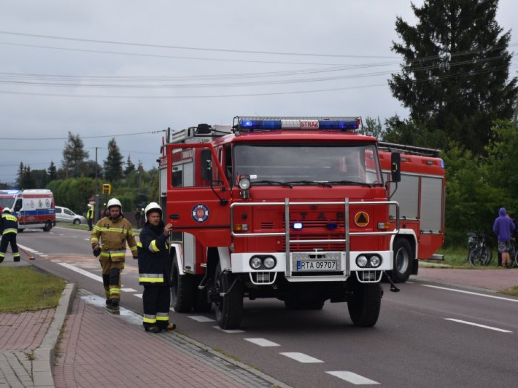 Wypadek na krajowej 