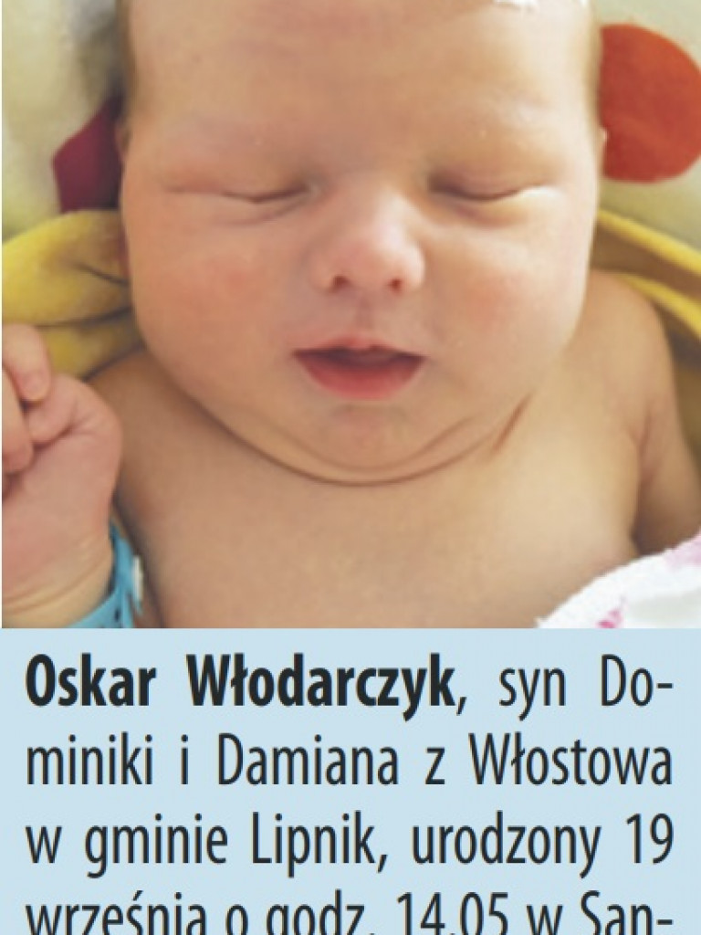 Zdjęcia dzieci, które urodziły się ostatnio w Tarnobrzegu i Sandomierzu