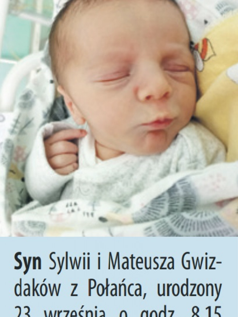Zdjęcia dzieci, które urodziły się ostatnio w Tarnobrzegu i Sandomierzu