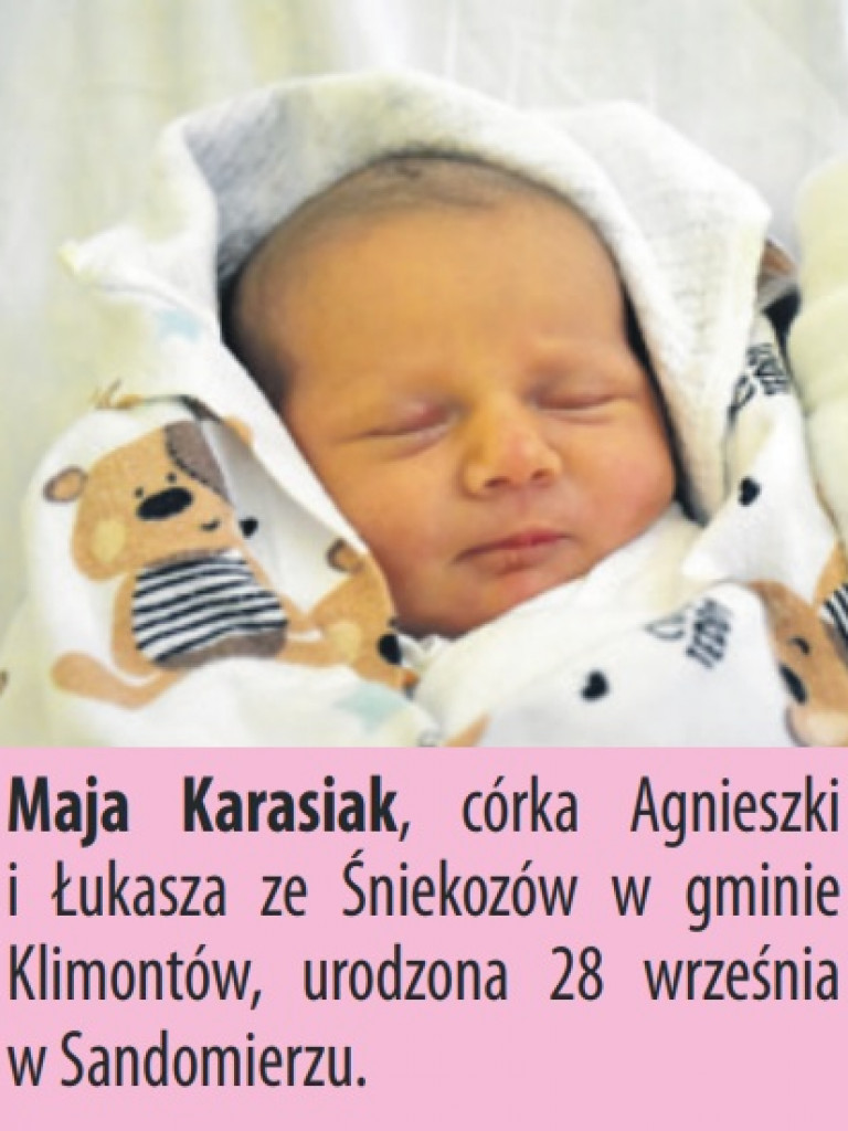Zdjęcia dzieci, które urodziły się ostatnio w Tarnobrzegu i Sandomierzu