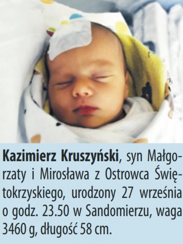 Zdjęcia dzieci, które urodziły się ostatnio w Tarnobrzegu i Sandomierzu