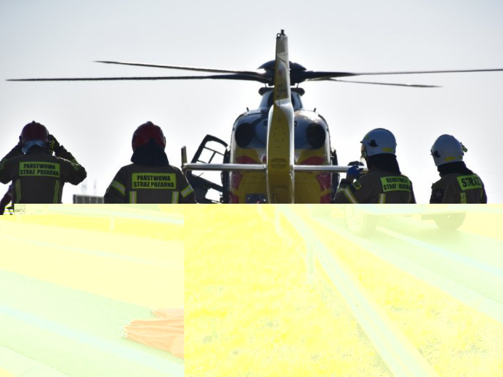 Wypadek na wiadukcie w Chmielowie. Droga krajowa nr 9 zablokowana [zdjęcia]