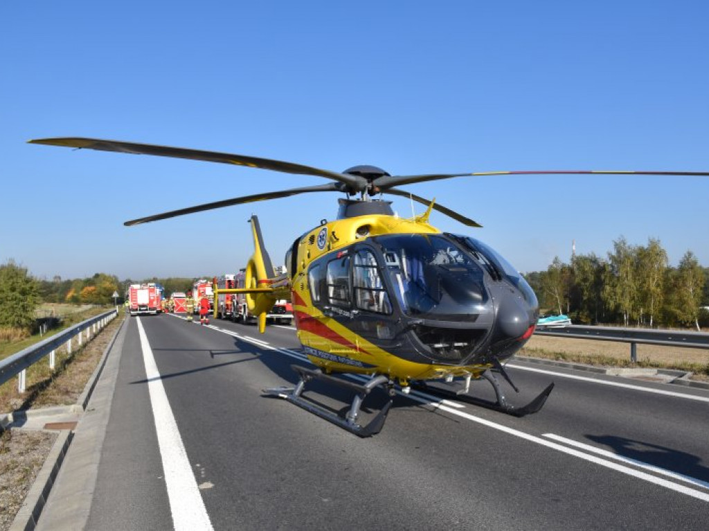 Wypadek na DK9 w Chmielowie - nowe zdjęcia i nagranie wideo z miejsca zdarzenia