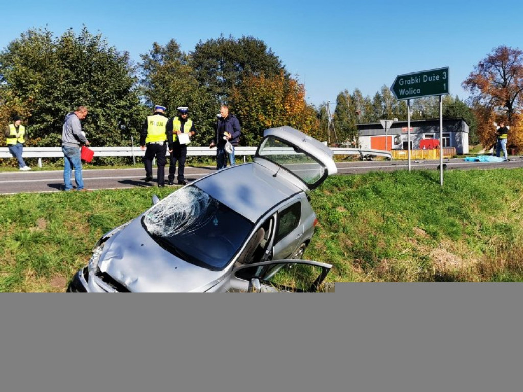 Wypadek na DK9 w Chmielowie - nowe zdjęcia i nagranie wideo z miejsca zdarzenia