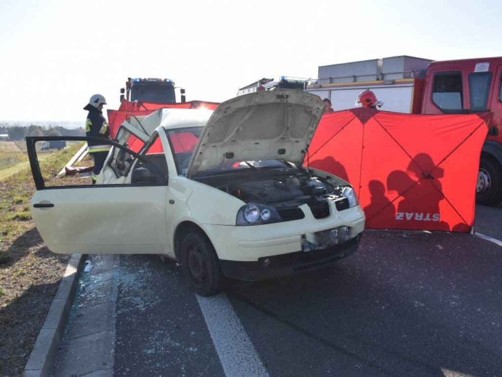 Wypadek na DK9 w Chmielowie - nowe zdjęcia i nagranie wideo z miejsca zdarzenia